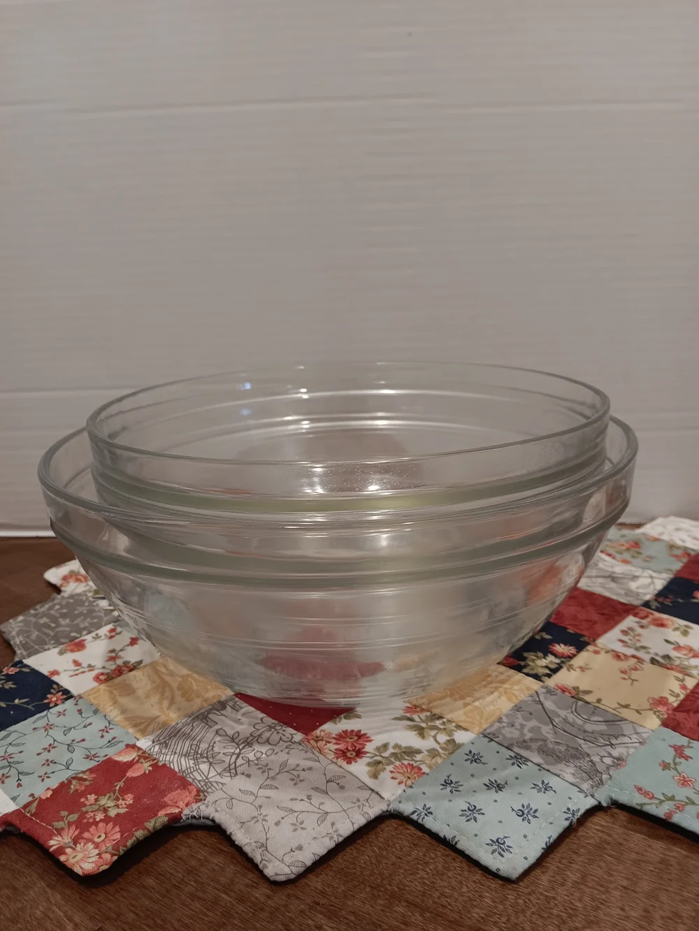 Duralex Clear Glass Mixing Bowls